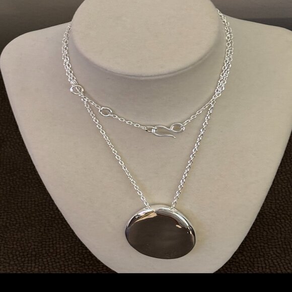 RLM Robert Lee Morris Studio Bronze Bronze Curves Prendant - Picture 2 of 11